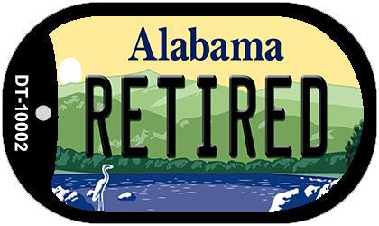 Retired Alabama Novelty Metal Dog Tag Necklace DT-10002