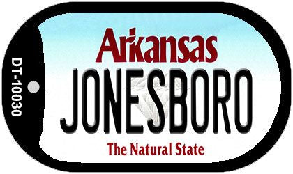 Jonesboro Arkansas Novelty Metal Dog Tag Necklace DT-10030