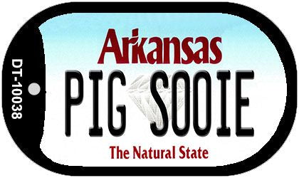 Pig Sooie Arkansas Novelty Metal Dog Tag Necklace DT-10038