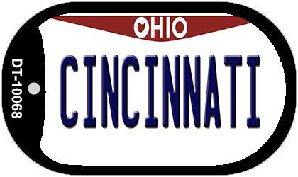 Cincinnati Ohio Novelty Metal Dog Tag Necklace DT-10068