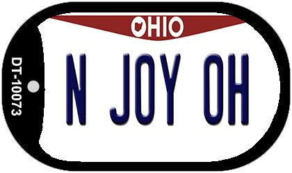 N Joy OH Ohio Novelty Metal Dog Tag Necklace DT-10073