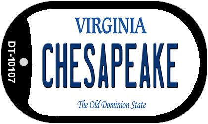 Chesapeake Virginia Novelty Metal Dog Tag Necklace DT-10107