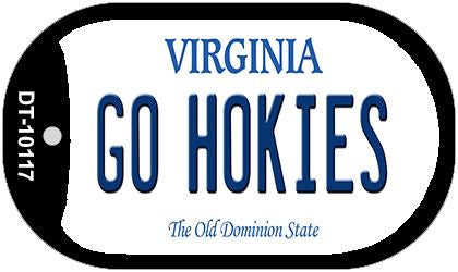 Go Hokies Virginia Novelty Metal Dog Tag Necklace DT-10117