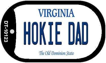 Hokie Dad Virginia Novelty Metal Dog Tag Necklace DT-10123