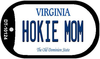 Hokie Mom Virginia Novelty Metal Dog Tag Necklace DT-10124