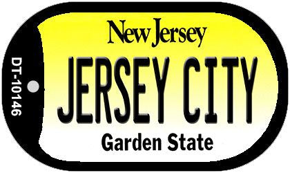 Jersey City New Jersey Novelty Metal Dog Tag Necklace DT-10146