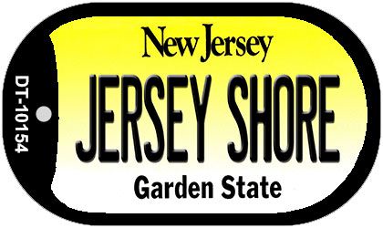 Jersey Shore New Jersey Novelty Metal Dog Tag Necklace DT-10154