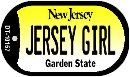 Jersey Girl Novelty Metal Dog Tag Necklace DT-10157