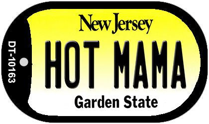 Hot Mama New Jersey Novelty Metal Dog Tag Necklace DT-10163
