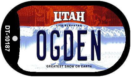 Ogden Utah Novelty Metal Dog Tag Necklace DT-10187