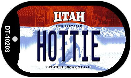 Hottie Utah Novelty Metal Dog Tag Necklace DT-10203