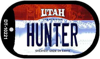 Hunter Utah Novelty Metal Dog Tag Necklace DT-10221