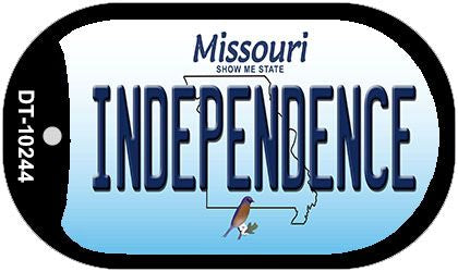 Independence Missouri Novelty Metal Dog Tag Necklace DT-10244