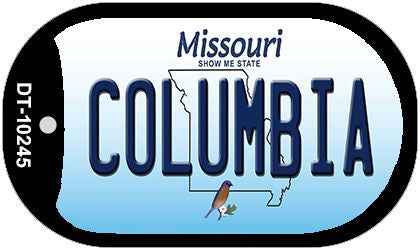 Columbia Missouri Novelty Metal Dog Tag Necklace DT-10245