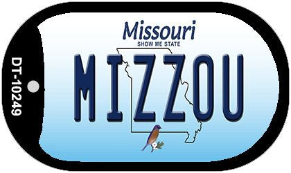 Mizzou Missouri Novelty Metal Dog Tag Necklace DT-10249