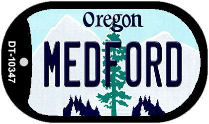 Medford Oregon Novelty Metal Dog Tag Necklace DT-10347