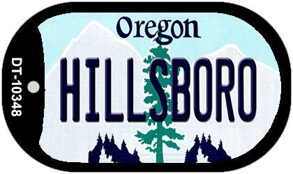 Hillsboro Oregon Novelty Metal Dog Tag Necklace DT-10348