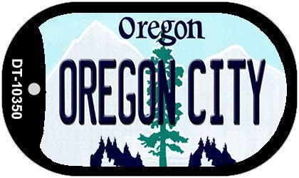 Oregon City Novelty Metal Dog Tag Necklace DT-10350