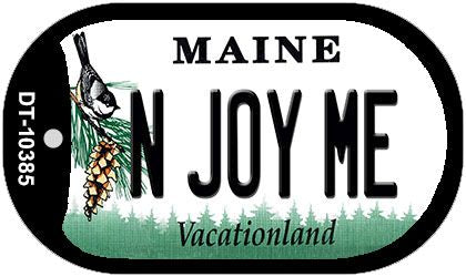 N Joy ME Maine Novelty Metal Dog Tag Necklace DT-10385