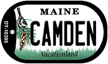 Camden Maine Novelty Metal Dog Tag Necklace DT-10395