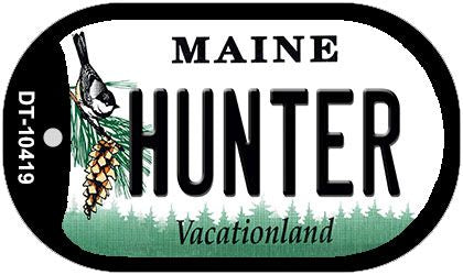 Hunter Maine Novelty Metal Dog Tag Necklace DT-10419