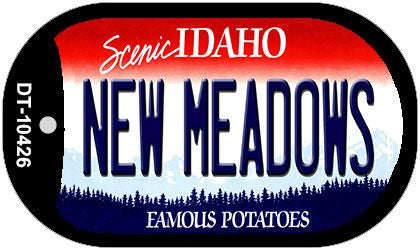 New Meadows Idaho Novelty Metal Dog Tag Necklace DT-10426