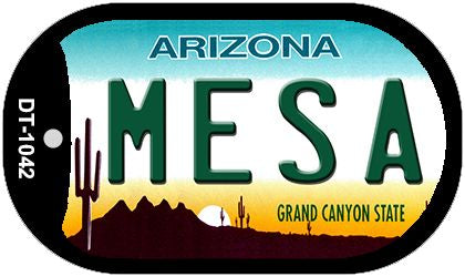 Mesa Arizona Novelty Metal Dog Tag Necklace DT-1042