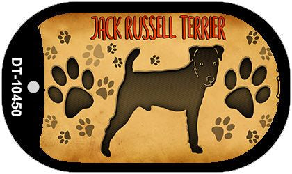 Jack Russell Terrier Novelty Metal Dog Tag Necklace DT-10450