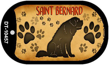 Saint Bernard Novelty Metal Dog Tag Necklace DT-10457