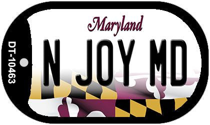 N Joy MD Novelty Metal Dog Tag Necklace DT-10463