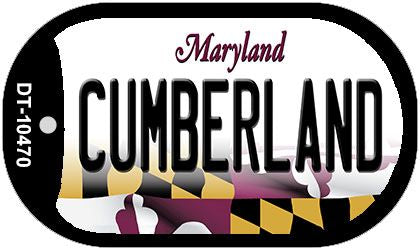 Cumberland Maryland Novelty Metal Dog Tag Necklace DT-10470