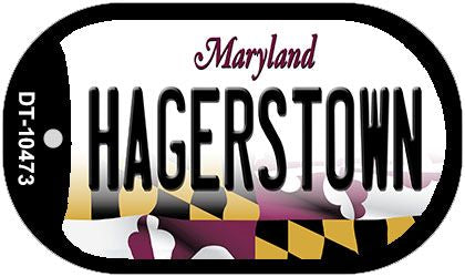 Hagerstown Maryland Novelty Metal Dog Tag Necklace DT-10473