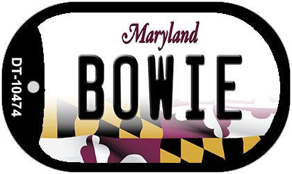 Bowie Maryland Novelty Metal Dog Tag Necklace DT-10474