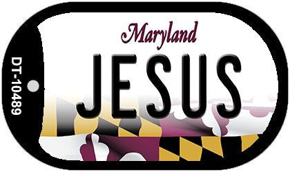 Jesus Maryland Novelty Metal Dog Tag Necklace DT-10489