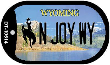 N Joy WY Novelty Metal Dog Tag Necklace DT-10514