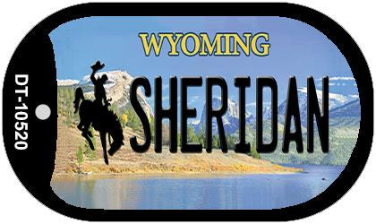 Sheridan Wyoming Novelty Metal Dog Tag Necklace DT-10520