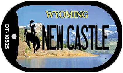 New Castle Wyoming Novelty Metal Dog Tag Necklace DT-10525