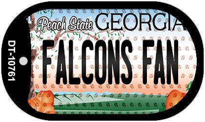 Falcons Fan Georgia Novelty Metal Dog Tag Necklace DT-10761