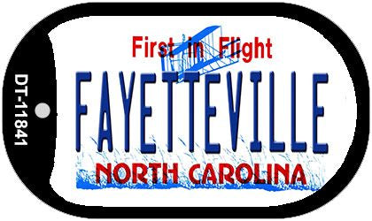 Fayetteville North Carolina Novelty Metal Dog Tag Necklace DT-11841