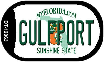 Florida Gulfport Novelty Metal Dog Tag Necklace DT-12063