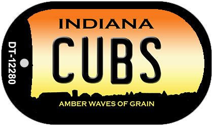 Cubs Indiana Novelty Metal Dog Tag Necklace DT-12280