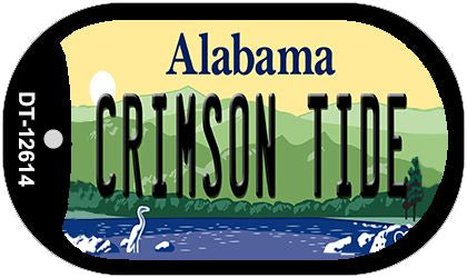 Crimson Tide Novelty Metal Dog Tag Necklace DT-12614