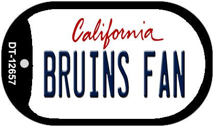 Bruins Fan Novelty Metal Dog Tag Necklace DT-12657