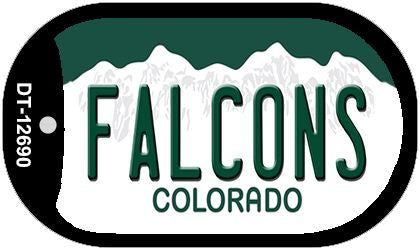 Falcons Novelty Metal Dog Tag Necklace DT-12690