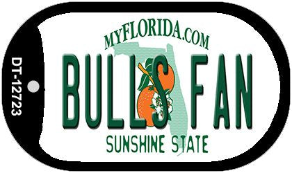 Bulls Fan Novelty Metal Dog Tag Necklace DT-12723