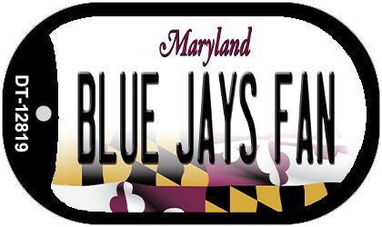 Blue Jays Fan Novelty Metal Dog Tag Necklace DT-12819