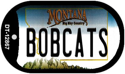 Bobcats Novelty Metal Dog Tag Necklace DT-12867