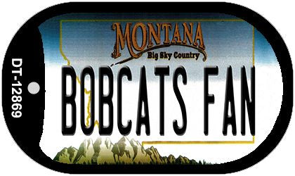 Bobcats Fan Novelty Metal Dog Tag Necklace DT-12869