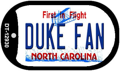 Duke Fan Novelty Metal Dog Tag Necklace DT-12930