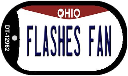 Flashes Fan Novelty Metal Dog Tag Necklace DT-12962